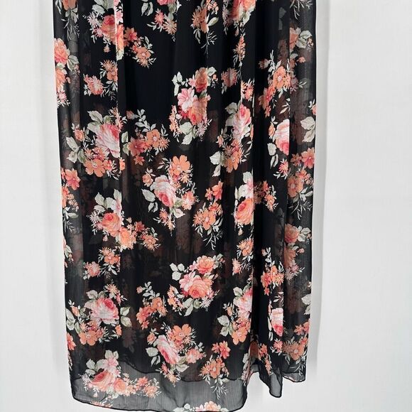 NWT No Boundaries Semi-Sheer Strapless Maxi Dress Size XL Fairycore Whimsigoth - Picture 2 of 14